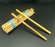 Natural bamboo brush rod Flower bamboo hyacinth bamboo brush accessories carving handmade DIY raw materials