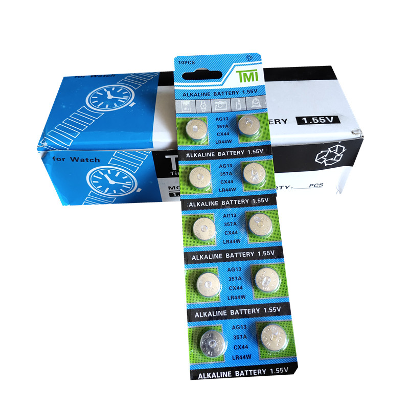 Button battery AG13 model 357A game console cx44 computer LR44w night light button electronics 1 55V