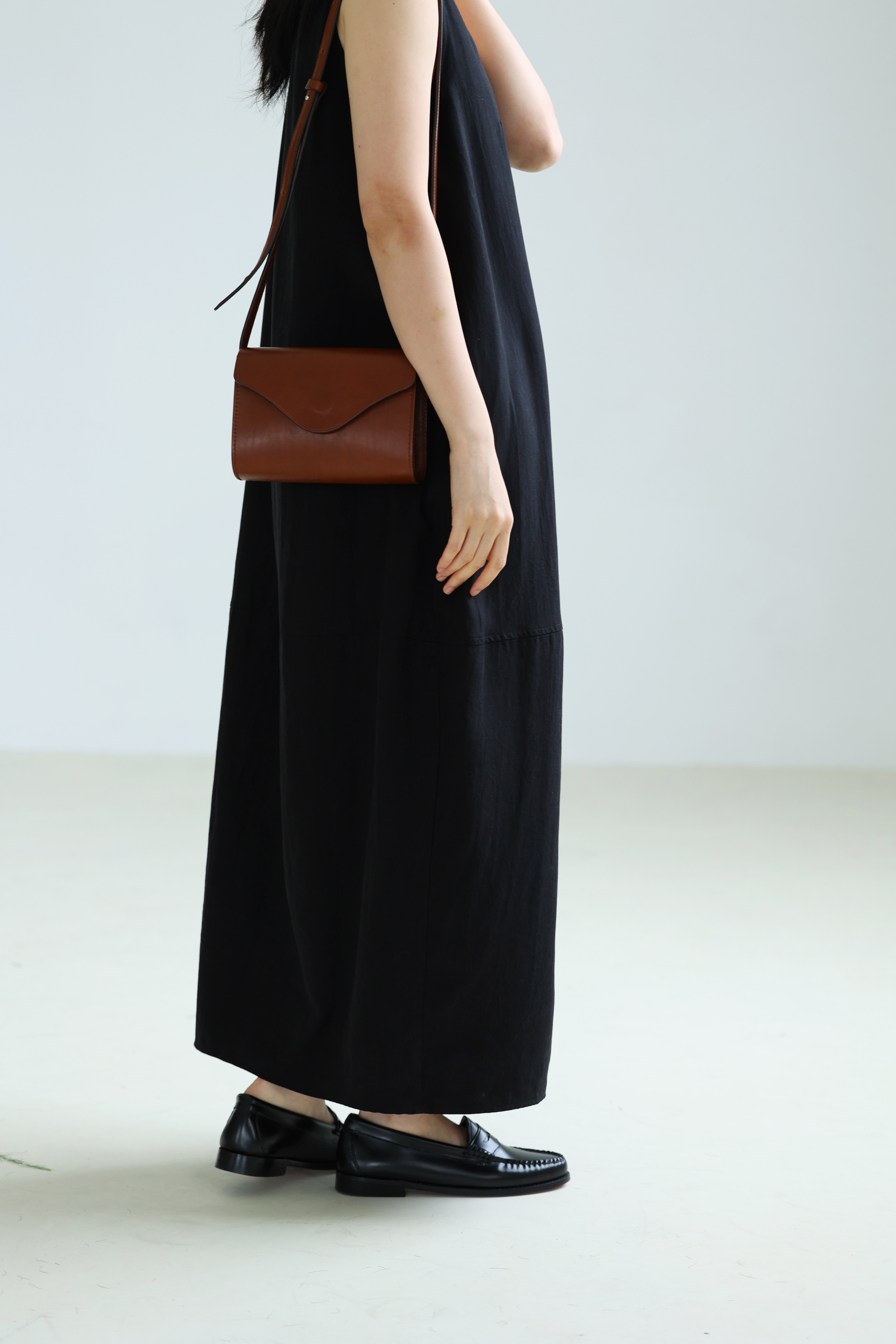 3rd tencel dress три дня зал импортный итальянский натуральный шелк +Конопля воздушный шар жилет юбка двухцветный входить 