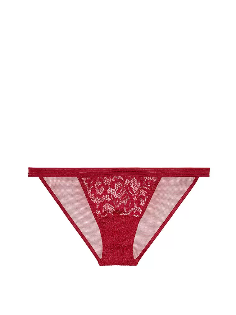 Сексуальное нижнее белье Victoria's Secret с кружевным сердцем, низкая талия, стринги для женщин