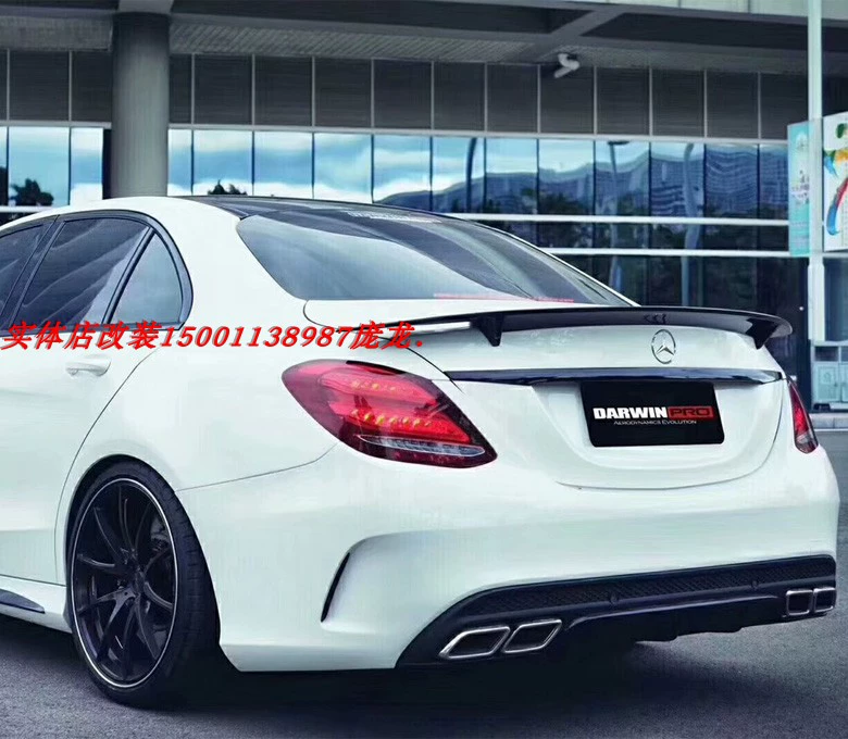 Mercedes-Benz mới C-class W205 C180L c200L đuôi sợi carbon R Đuôi máy bay RT - Sopida trên