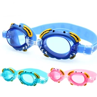 Bé trai và bé gái kính bơi cua nhỏ bé trai và bé gái phổ thông dễ thương hoạt hình kính chống nước chống sương mù - Goggles