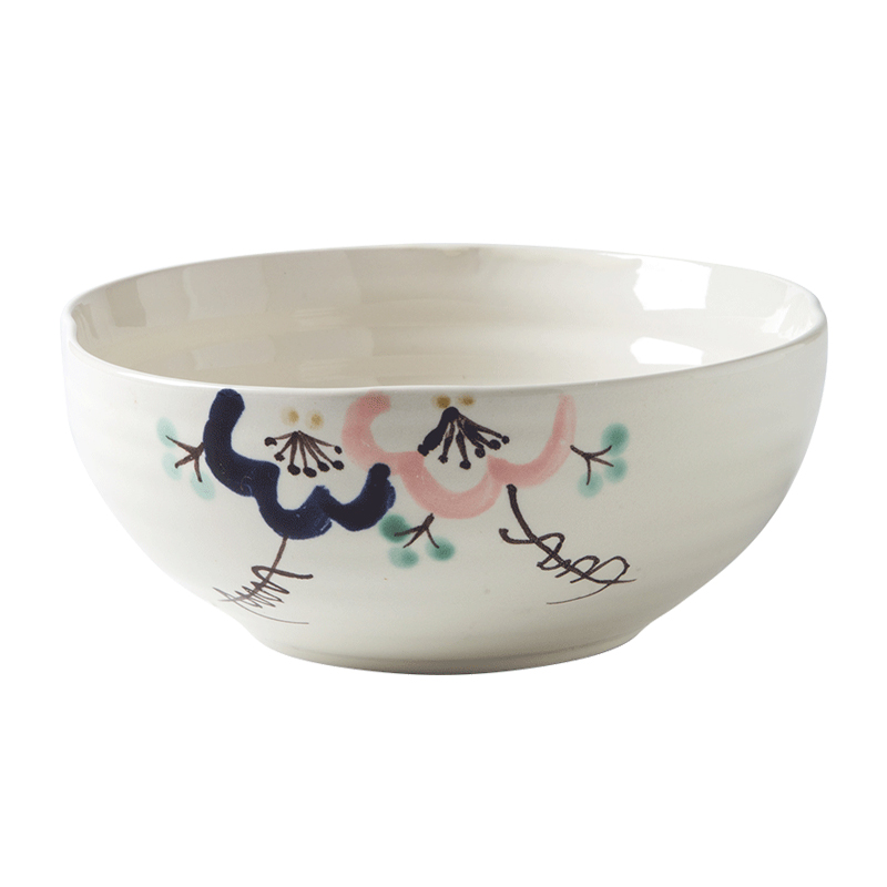 Jian Lin, Japanese ceramics eat bread and butter of household utensils dish dish dish soup bowl ltd. flowers creative move