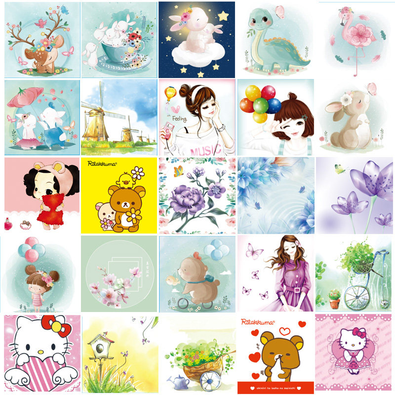 Switch Renewed Stickers Fashion Creative Nordic Style Color Socket Pastry Cartoon Series Graphic Pastry