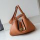 2024 new women's bag mini Lindy bag soft leather genuine leather platinum bag shoulder handbag pillow bag doctor bag trendy