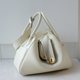 2024 new women's bag mini Lindy bag soft leather genuine leather platinum bag shoulder handbag pillow bag doctor bag trendy