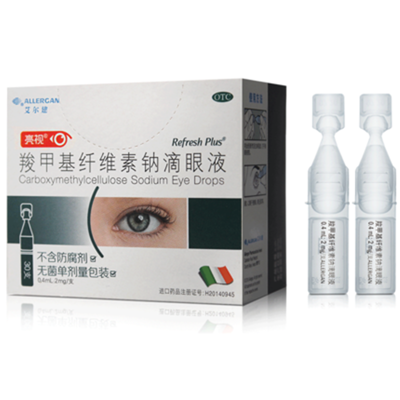 亮视无防腐剂人工泪眼滴眼液30支