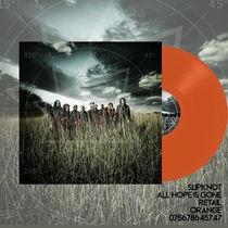 Spot Slipknot All Hope Is Gone orange glue 2LP vinyl record