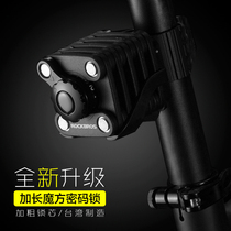 Locke brothers bicycle lock chain folding lock burger lock mountain bike accessories dead speed electric car anti-theft lock