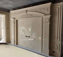 Princely film and film wall marble Roman column rims modern minimalist living-room TV background wall brick 3d crystallite stone