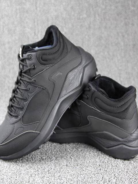 Anta Exclusive Store Winter New Women's Fleece-Lined Large Cotton Shoes for Northeast Snow, Non-Slip 122348986