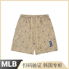 Пользовательские шорты 夏季mlb短裤2023新款洋基队老花满印五分裤男女情侣休闲运动裤潮