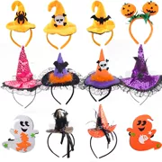 Halloween Dress Up Vật phẩm Đạo cụ cho trẻ em Mũ nón headband Mũ bí ngô Headband Spider Web Wizard Hat - Sản phẩm Đảng / Magic / Hiệu suất