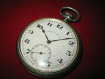 Original imported (time scale) porcelain plate old pocket watch (antique watch collection)