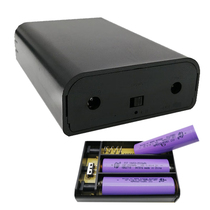 Patent 3-cell series battery box 18650 12v mobile power box Solder-free switch with protective cover