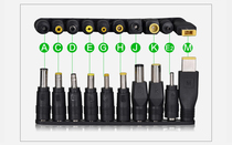 DCUPSPOW laptop adapter a row of 10 with Lenovo square mouth YOG connector