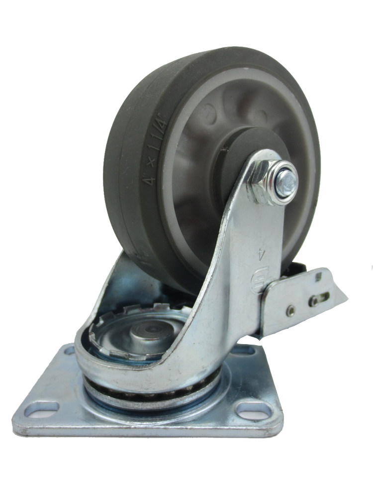 Victory 3 inch 4 inch 5 inch mute caster universal wheel with brake directional wheel Vientiane wheel industrial trolley wheel