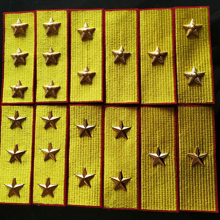 Customized embroidery badge Film and TV prop North Yang warlord gold badge northeast army embroidery