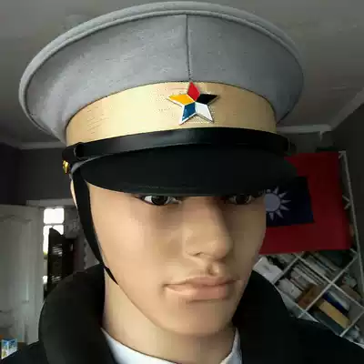 Film and television stage Big cover nut Warlord pot cover cap Republic of China Big Brim cap Beiyang Army Cap Beiyang Army Cap