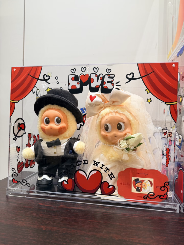 Wedding Theme Star-Themed Figurine Series Three-Dimensional Display Box Dust Cover Acrylic Transparent Box Wedding Theme Star-Themed Figurine Series Three-Dimensional Display Box Dust Cover Acrylic Transparent Box