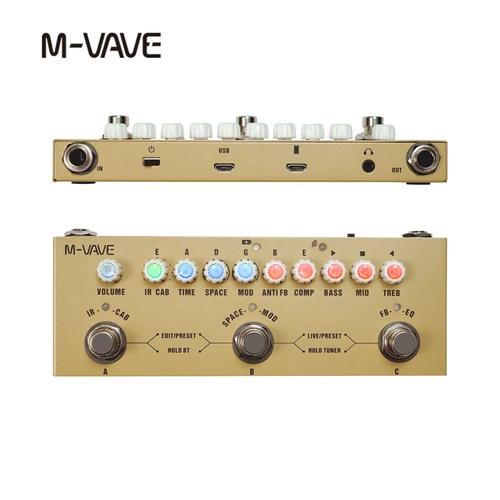 M-Vave Original Sound Guitar Integrated IR Effect Cube Baby AC Мобильный телефон Внутренняя карта записи мобильного телефона
