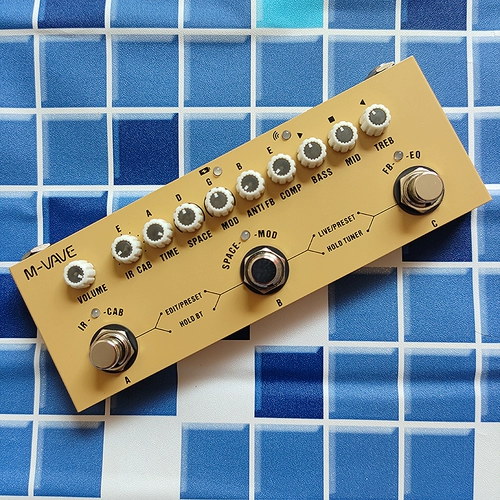 M-Vave Original Sound Guitar Integrated IR Effect Cube Baby AC Мобильный телефон Внутренняя карта записи мобильного телефона