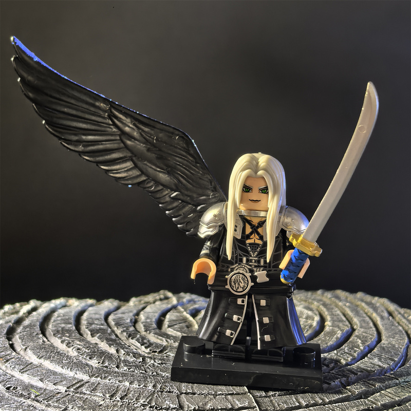 Final Fantasy Rebirth Building Blocks Tifa Zack Phil Assembled Claude Third-Party Toy Figure Dt8903