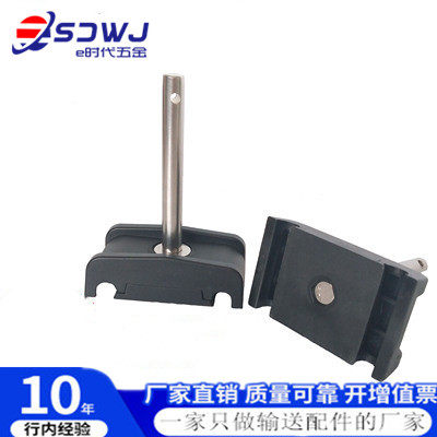 Assembly line stainless steel nylon round clamp guardrail bracket