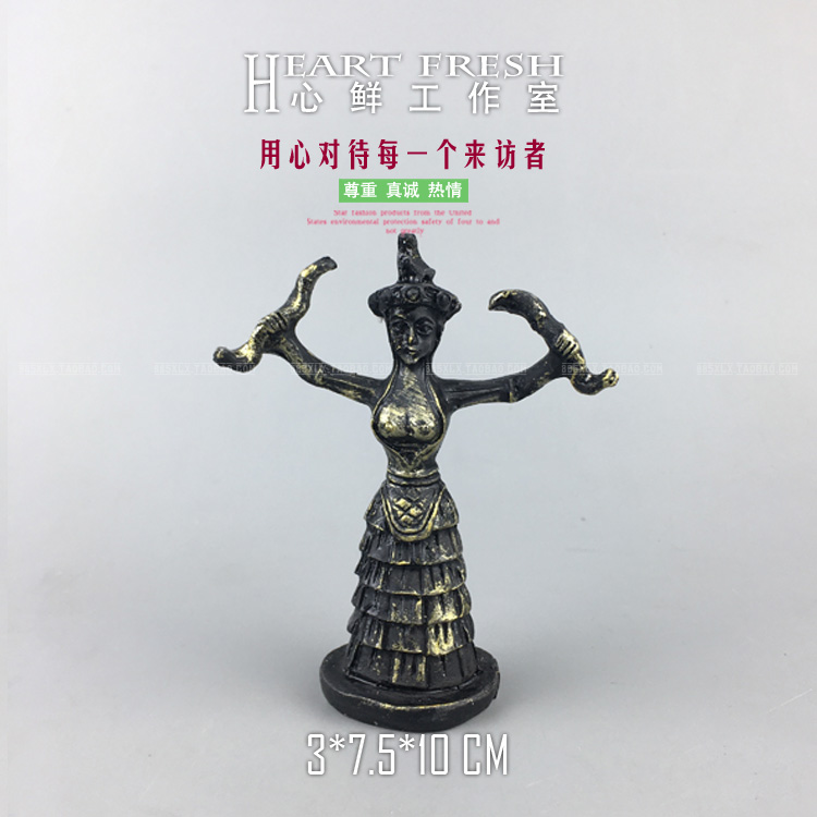 RW220 sand table simulation character model Greek mythology holding snake goddess statue general goddess religious ornaments