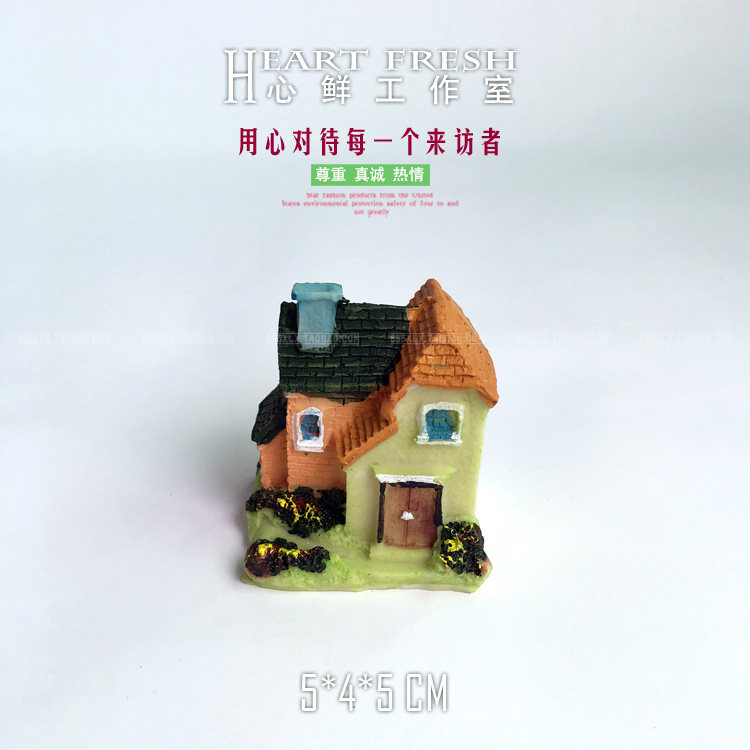 Psychological Sand Pan Sand Furniture Micro Landscape Eurostyle Small Villa Microminiature Scene Props Bulk Cargo Resin Simulation Model Pendulum