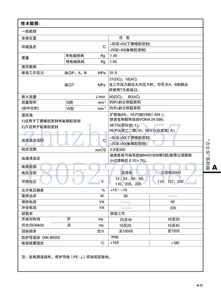 Клапан 电磁换向阀4we6d-50/ag24n25l,4we6d6x/cg24v,4we6d50/ag24nz4l