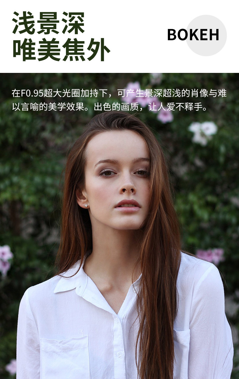 товар из китая 咔鑫达50mm f0.95全画幅定焦手动镜头适用于索尼e尼康z卡口