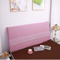 All-inclusive fabric bedside cover thickened padded wooden bedside cover 1 5 meters 1 8 meters European style bedside backrest dust cover