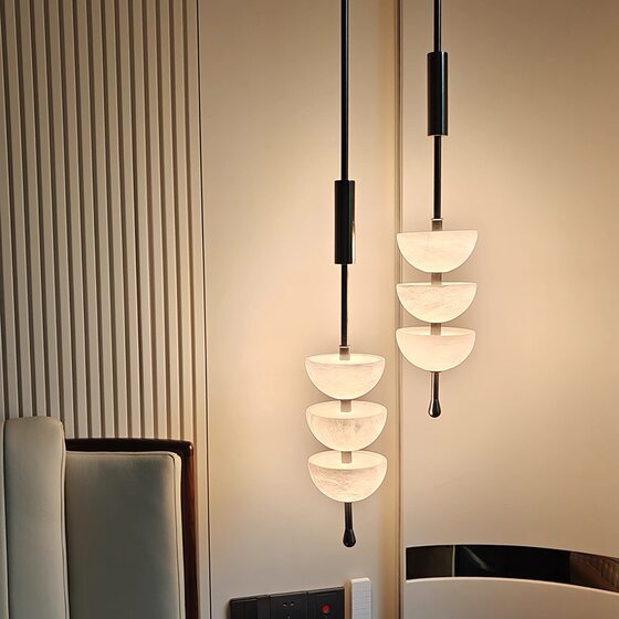 Marble Chandelier Modern Minimalist Bedroom Bedside Small Chandelier Nordic Light Luxury Living Room Dining Room Bar Designer Lighting