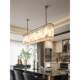 Marble Strip Light Luxury Post-Modern Dining Room Chandelier Designer Duplex Apartment Private Room Restaurant Chandelier