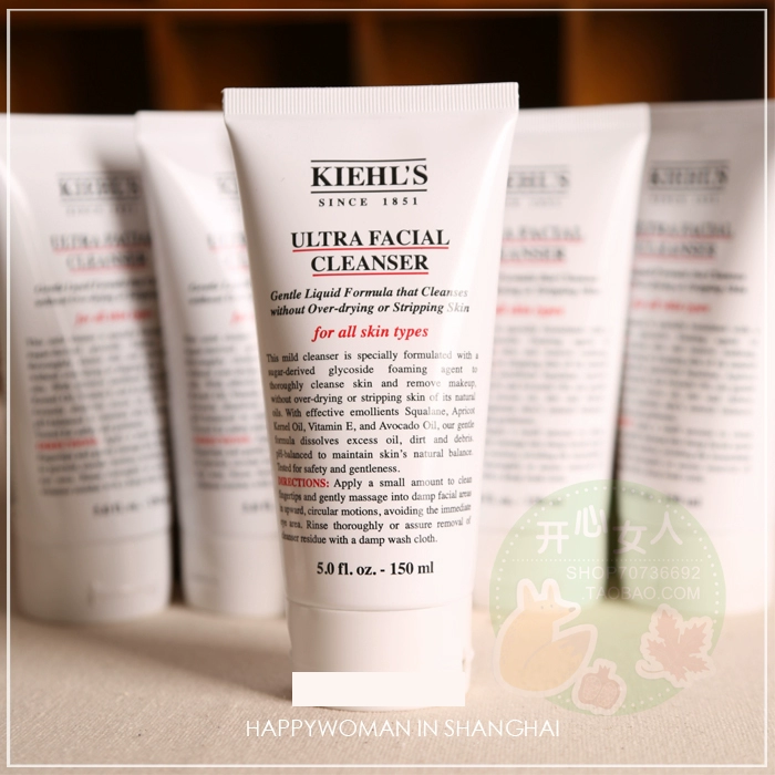 Kiehls / Kiehls High Cleanser Cleanser Full Skin Cleanser 150ml Làm sạch lỗ chân lông srm bioderma