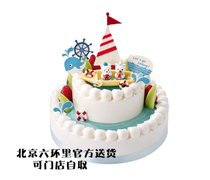Holili new cake (happy set sail) Beijing birthday cake official sixth ring delivery