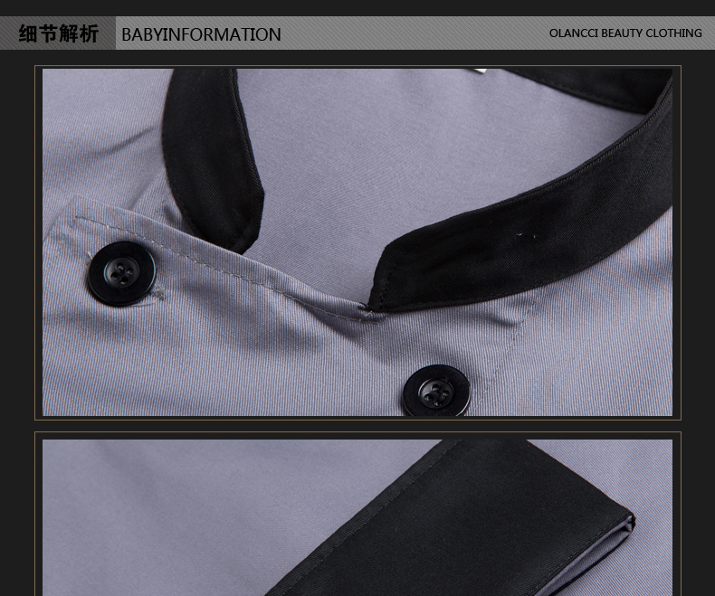 Tenue de cuisinier en polyester - Ref 1910563 Image 21