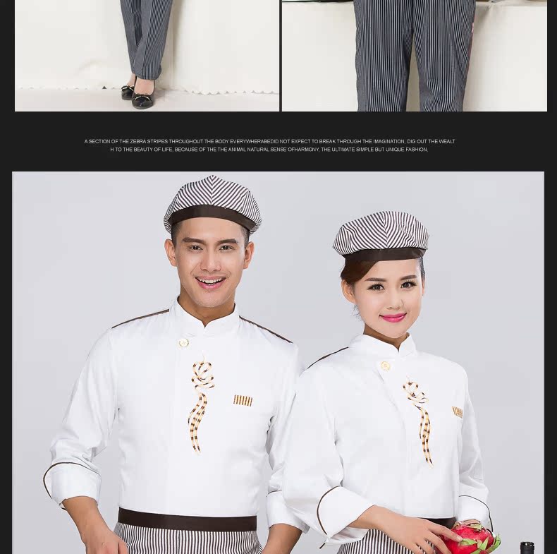 Veste chef cuisinier en polyester - Ref 1910566 Image 15