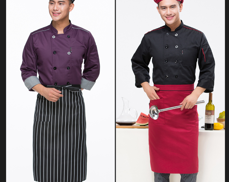 Veste chef cuisinier en polyester - Ref 1910564 Image 13
