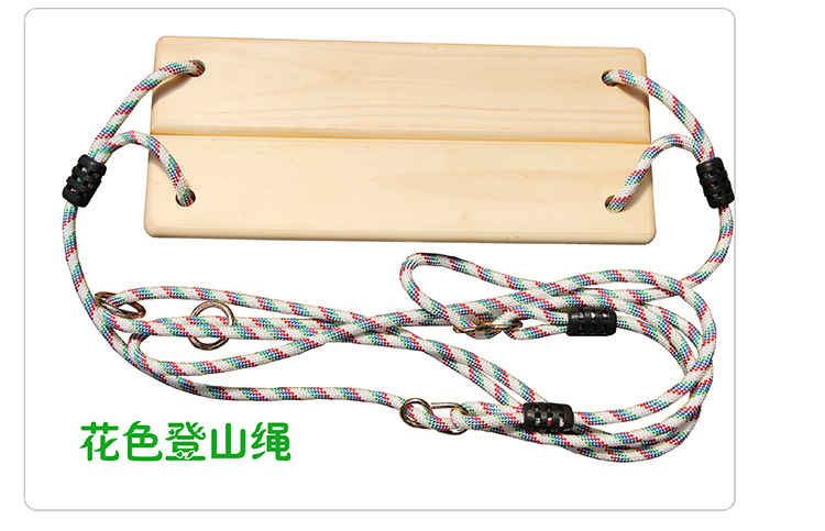 Luxury Great Pine Wood Swing VARNISH VERSION CHILDREN ADULTS SWING SET UP ROUGH MOUNTAINEERING ROPE HEMP ROPE INDOOR OUTDOOR