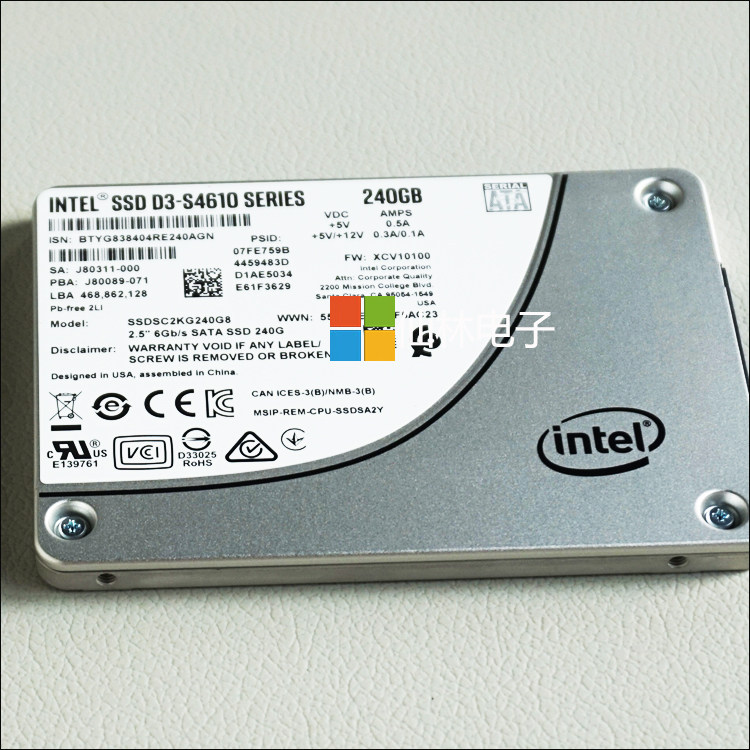Intel Intel S4610 240G Enterprise Solid State disk SSDSC2KG240G801