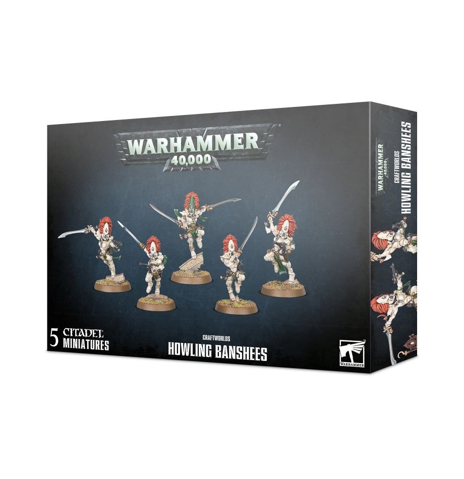 (BG Warhammer) Warhammer 40K Spirits Whistling Woman Howling Banshees Spot