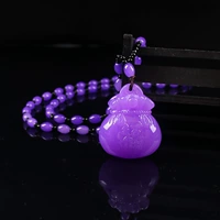 Фиолетовое колье-сумочка из имитации пчелиного воска