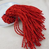 Плетеный оберег на день рождения ручной работы с косичкой, браслет из красной нити, аксессуар, подарок на день рождения