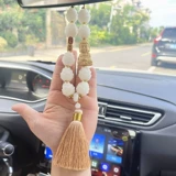 Подвеска для машины, зеркало заднего вида, защитный амулет, аксессуар с кисточками