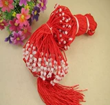 Ожерелье из шнура из жемчуга ручной работы, высококлассный плетеный ремешок, подвеска, браслет из красной нити, DIY, 100 шт