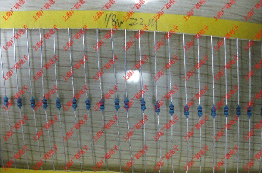 Metal film resistor 1 8W 22M 1% accuracy 100 4 yuan quantity of high price spot can be straight shot