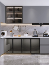 Oil sand glass door aluminum frame small wick glass door narrow frame wardrobe door leaf screen cabinet glass cabinet door customization