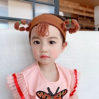 Коричневый пончик, повязка на голову